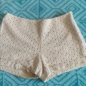 Banana Republic Ivory Lace Detail Garment